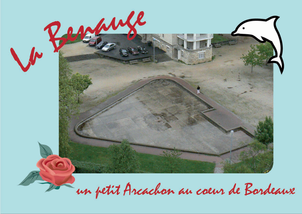 benauge arcachon carte postale
